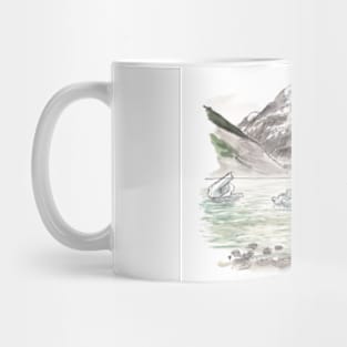 Aoraki Mt Cook Watercolour Mug